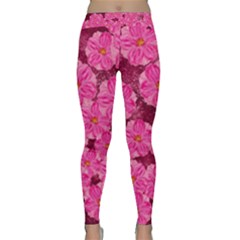 Cherry Blossoms Floral Design Classic Yoga Leggings