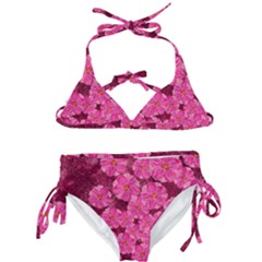 Cherry Blossoms Floral Design Kids  Classic Bikini Set