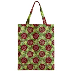 Seamless Pattern Leaf The Pentagon Zipper Classic Tote Bag by Pakrebo