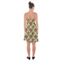 Seamless Pattern Leaf The Pentagon Ruffle Detail Chiffon Dress View2