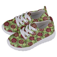 Seamless Pattern Leaf The Pentagon Kids  Lightweight Sports Shoes