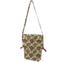 Seamless Pattern Leaf The Pentagon Folding Shoulder Bag View1