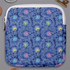 Floral Design Asia Seamless Pattern Mini Square Pouch