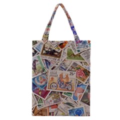 Wallpaper Background Stamps Classic Tote Bag by Pakrebo