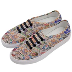 Wallpaper Background Stamps Women s Classic Low Top Sneakers by Pakrebo