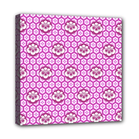 Paulownia Flowers Japanese Style Mini Canvas 8  X 8  (stretched) by Pakrebo