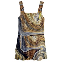 Abstract Acrylic Art Artwork Kids  Layered Skirt Swimsuit