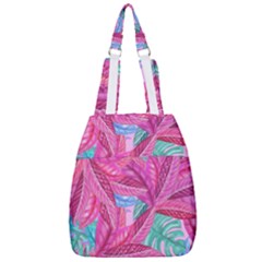 Leaves Tropical Reason Stamping Center Zip Backpack