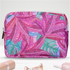 Leaves Tropical Reason Stamping Make Up Pouch (medium)