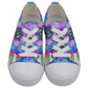 Lotus Flower Bird Metatron s Cube Kids  Low Top Canvas Sneakers View1