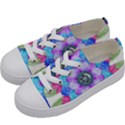 Lotus Flower Bird Metatron s Cube Kids  Low Top Canvas Sneakers View2