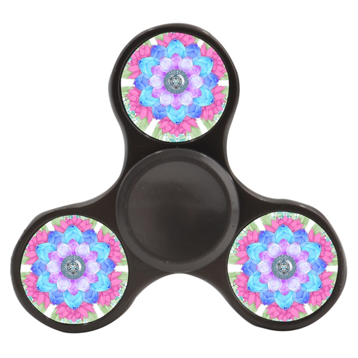 Lotus Flower Bird Metatron s Cube Finger Spinner