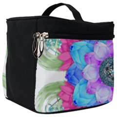 Lotus Flower Bird Metatron s Cube Make Up Travel Bag (big) by Pakrebo