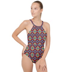 Ml 162 High Neck One Piece Swimsuit