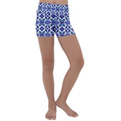 Ml 163 Kids  Lightweight Velour Yoga Shorts