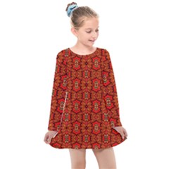 Ml 169 Kids  Long Sleeve Dress