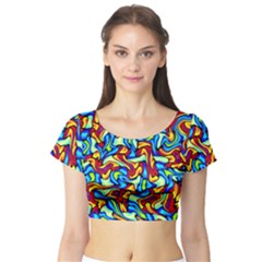 Ml 170 1 Short Sleeve Crop Top by ArtworkByPatrick