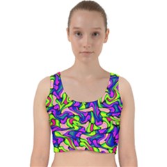 Ml 170 2 Velvet Racer Back Crop Top by ArtworkByPatrick