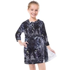 Panther Kids  Quarter Sleeve Shirt Dress