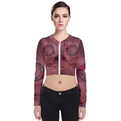 Wonderful Dream Catcher Long Sleeve Zip Up Bomber Jacket by FantasyWorld7