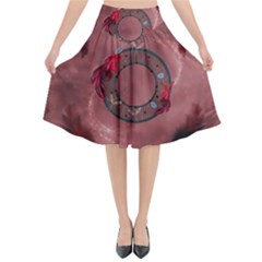 Wonderful Dream Catcher Flared Midi Skirt by FantasyWorld7