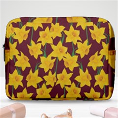 Yellow Daffodils Pattern Make Up Pouch (large)