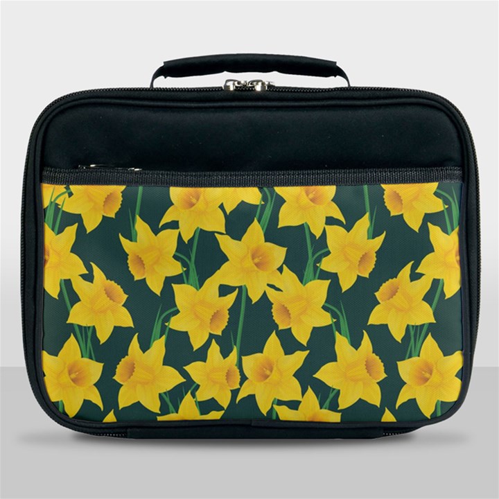 Yellow Daffodils Pattern Lunch Bag