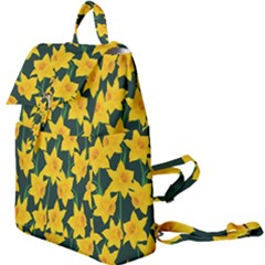 Yellow Daffodils Pattern Buckle Everyday Backpack by Valentinaart