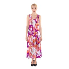 Flamingos Sleeveless Maxi Dress by StarvingArtisan