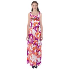 Flamingos Empire Waist Maxi Dress by StarvingArtisan