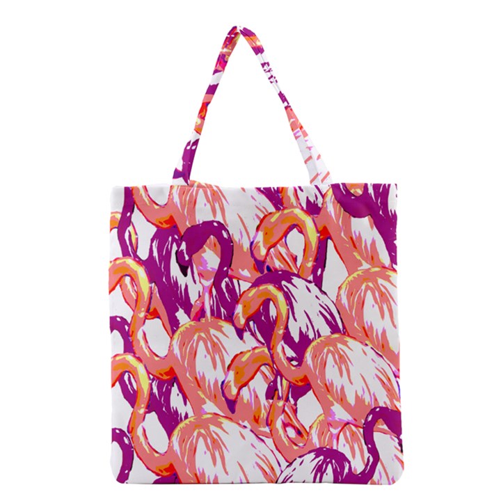 Flamingos Grocery Tote Bag