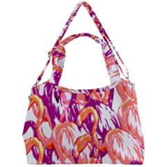 Flamingos Double Compartment Shoulder Bag