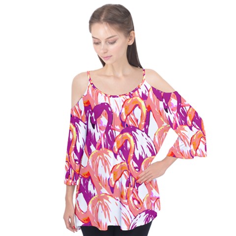 Flamingos Flutter Tees by StarvingArtisan