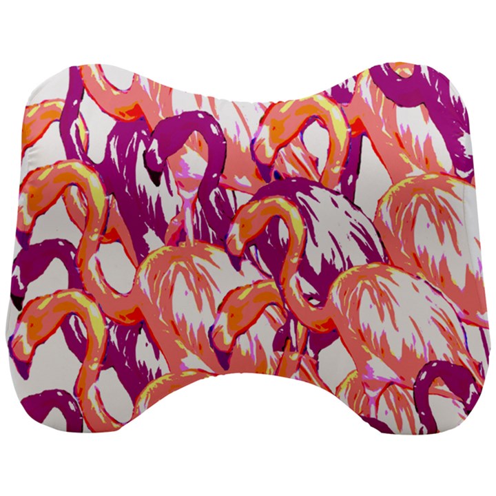 Flamingos Head Support Cushion