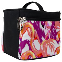 Flamingos Make Up Travel Bag (big) by StarvingArtisan