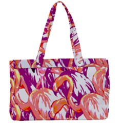 Flamingos Canvas Work Bag