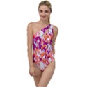 Flamingos To One Side Swimsuit View1