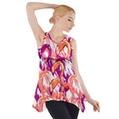 Flamingos Side Drop Tank Tunic by StarvingArtisan