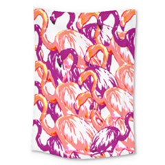 Flamingos Large Tapestry by StarvingArtisan