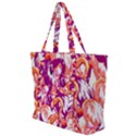 Flamingos Zip Up Canvas Bag View1