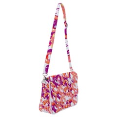 Flamingos Shoulder Bag With Back Zipper