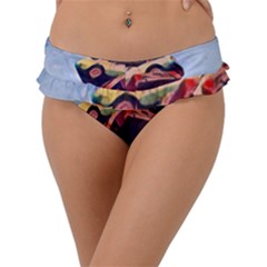 Pretty Colors Cars Frill Bikini Bottom by StarvingArtisan