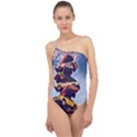 Pretty Colors Cars Classic One Shoulder Swimsuit View1