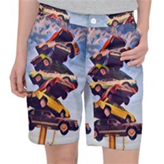 Pretty Colors Cars Pocket Shorts by StarvingArtisan