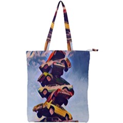 Pretty Colors Cars Double Zip Up Tote Bag by StarvingArtisan