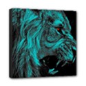 Angry Male Lion Predator Carnivore Mini Canvas 8  x 8  (Stretched) View1