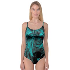 Angry Male Lion Predator Carnivore Camisole Leotard  by Sudhe