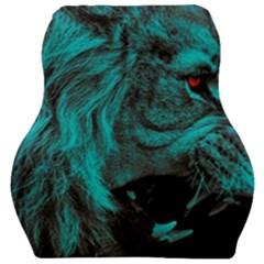 Angry Male Lion Predator Carnivore Car Seat Velour Cushion  by Sudhe