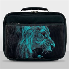 Angry Male Lion Predator Carnivore Lunch Bag by Sudhe