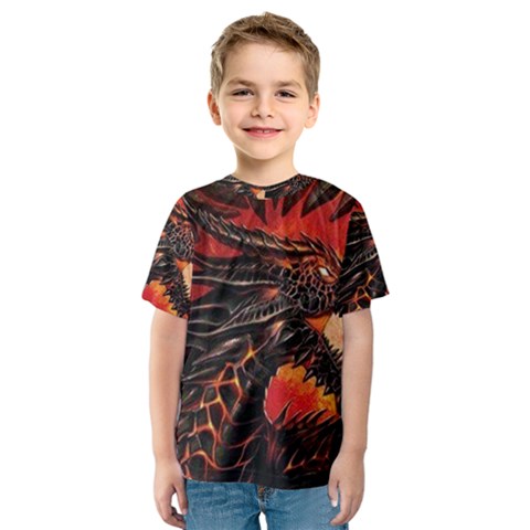 Dragon Kids  Sport Mesh Tee by Sudhe